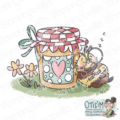 Stamping Bella Stempel - Buzzy Bee And The Honey Jar
