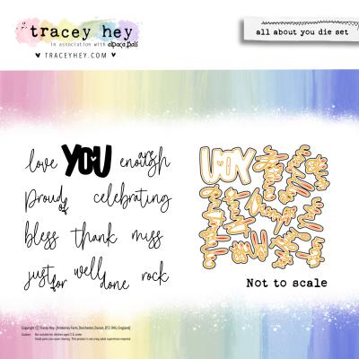 Tracey Hey Cutting Dies - All About You