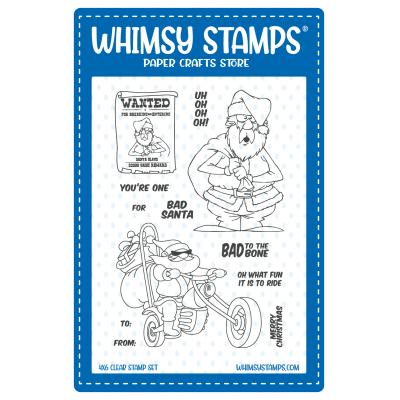 Whimsy Stamps Stempel - Bad Santa