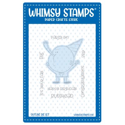 Whimsy Stamps Cutting Dies - Birthday Butthead