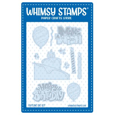 Whimsy Stamps Cutting Dies - Birthday Sketch