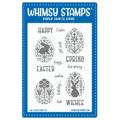 Whimsy Stamps Stempel - Cross Stitch Spring