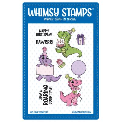 Whimsy Stamps Stempel - Dino Birthdays
