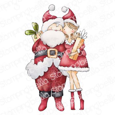 Stamping Bella Stempel - Curvy Girl loves Santa