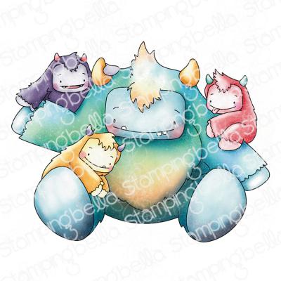 Stamping Bella Stempel - Little Cutie Yetis