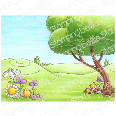 Stamping Bella Stempel - Storybook Meadows Backdrop
