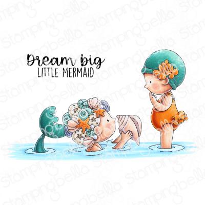 Stamping Bella Stempel - Beach Bundle Girl Mermaid's Gift