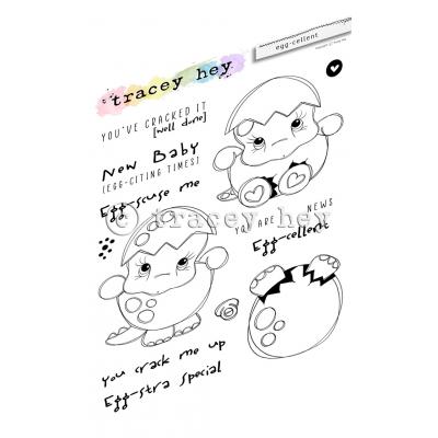 Tracey Hey Stempel - Egg-cellent