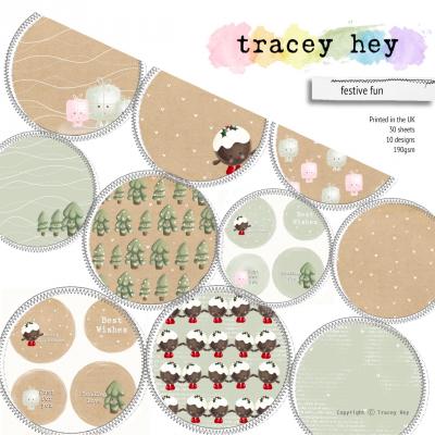 Tracey Hey Paper Pad - Festive Fun