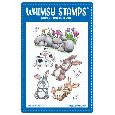 Whimsy Stamps Stempel Funny Bunnies