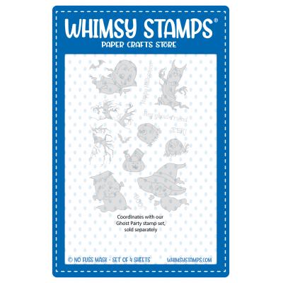 Whimsy Stamps NoFuss Masks - Ghost Party