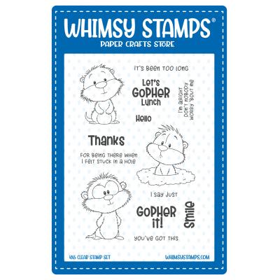 Whimsy Stamps Stempel - Gopher It