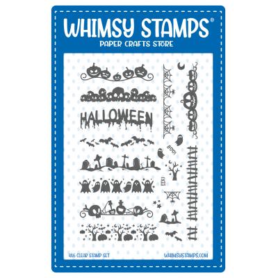 Whimsy Stamps Stempel - Halloween Bitty Borders