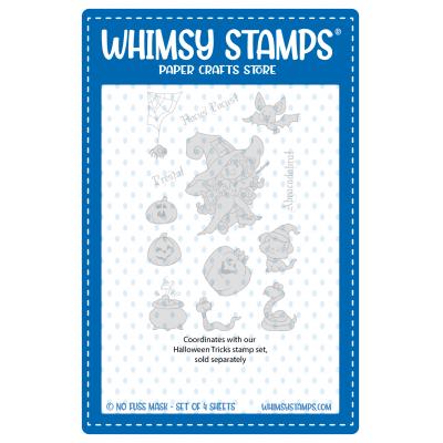 Whimsy Stamps NoFuss Masks - Halloween Tricks