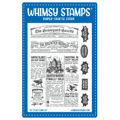 Whimsy Stamps Stempel - Haunted Herald