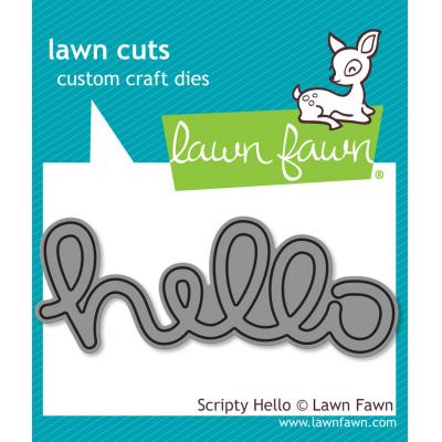 Lawn Fawn Lawn Cuts - Scripty Hello