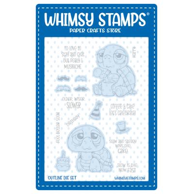 Whimsy Stamps Cutting Dies - Older Wiser Slower