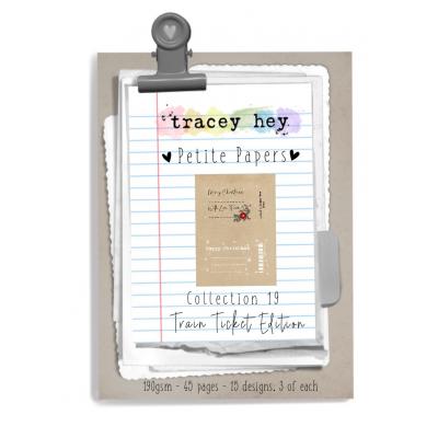 Tracey Hey Petite Papers Collection 19 - Train Ticket Edition