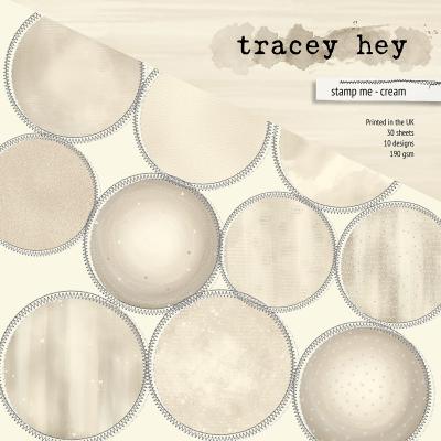 Tracey Hey Paper Pad - Stamp Me - Cream