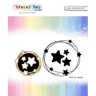 Tracey Hey Cutting Dies - Star Wreath