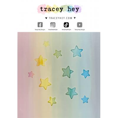 Tracey Hey Stencil - Stars