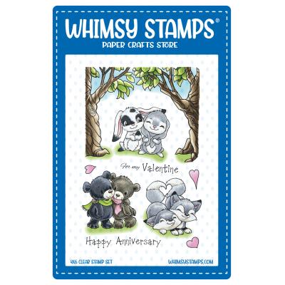 Whimsy Stamps Stempel - Woodland Valentine