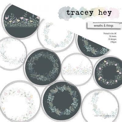 Tracey Hey Paper Pad - Wreaths & Things