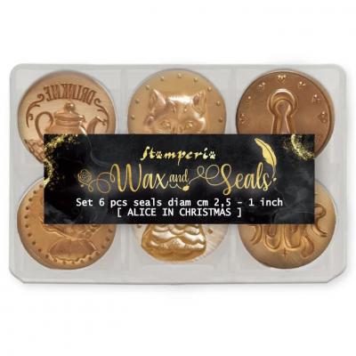 Stamperia Alice In Christmas - Wax and Seals